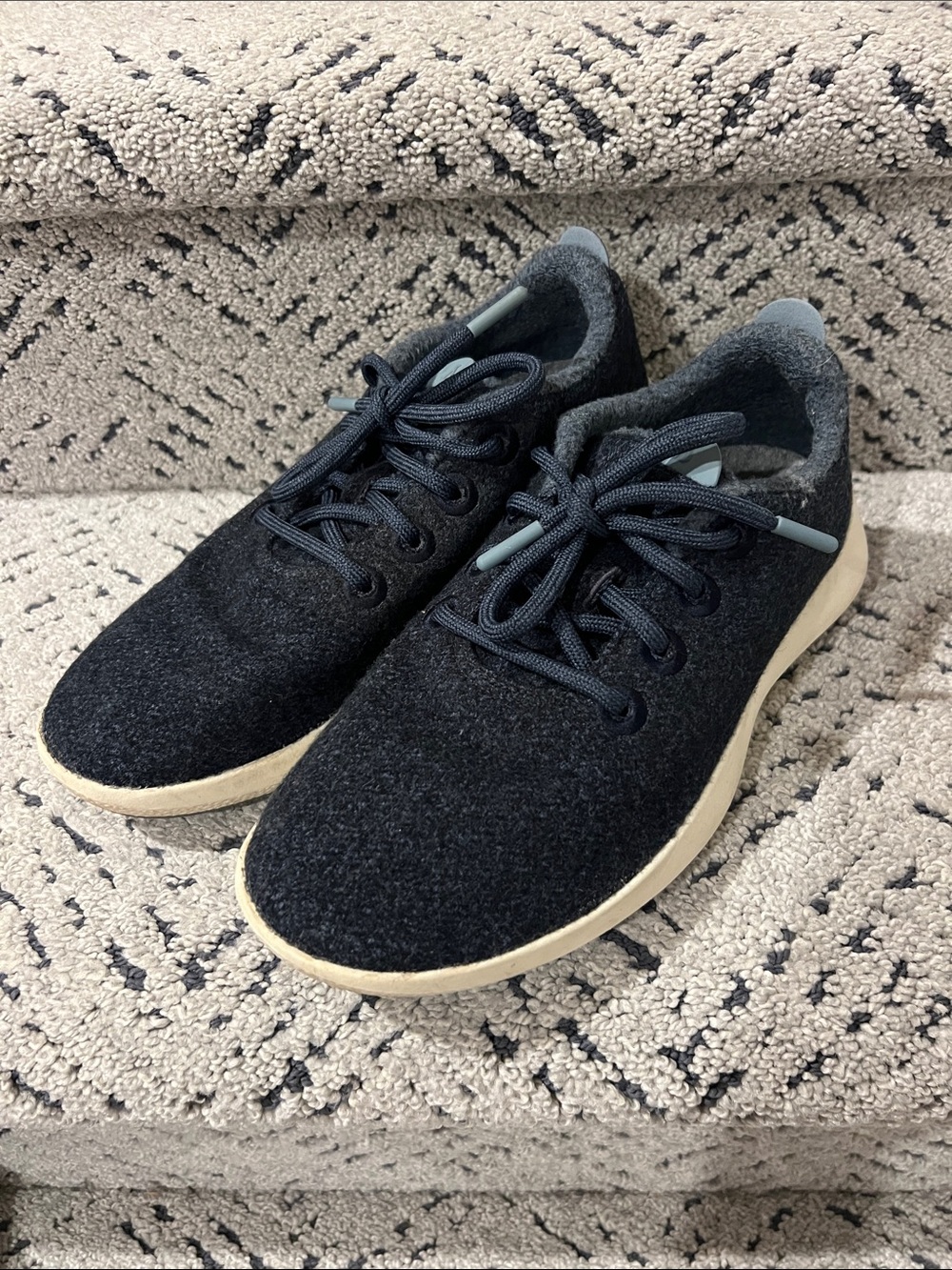 allbirds a waterproof Women’s Navy Wool Sneakers with Cream Sole